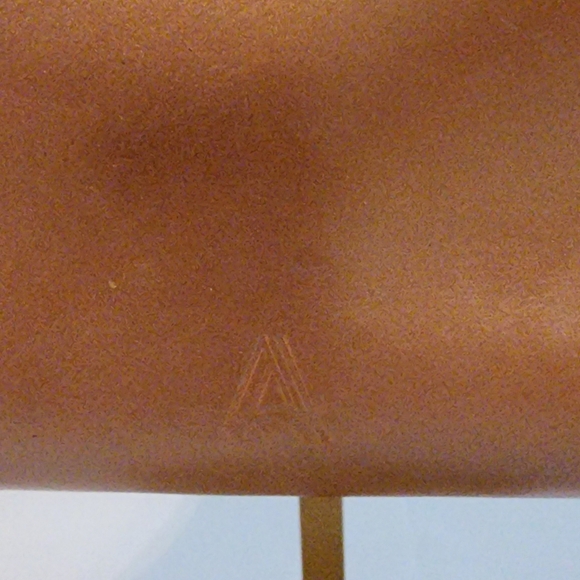 Leather Tote Bag Made In Ethiopia in Shimmering Metallic W Adjustable Crossbody - Picture 3 of 10